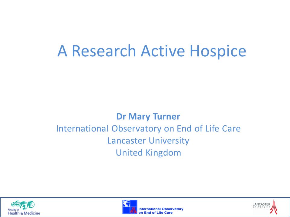 A Research Active Hospice