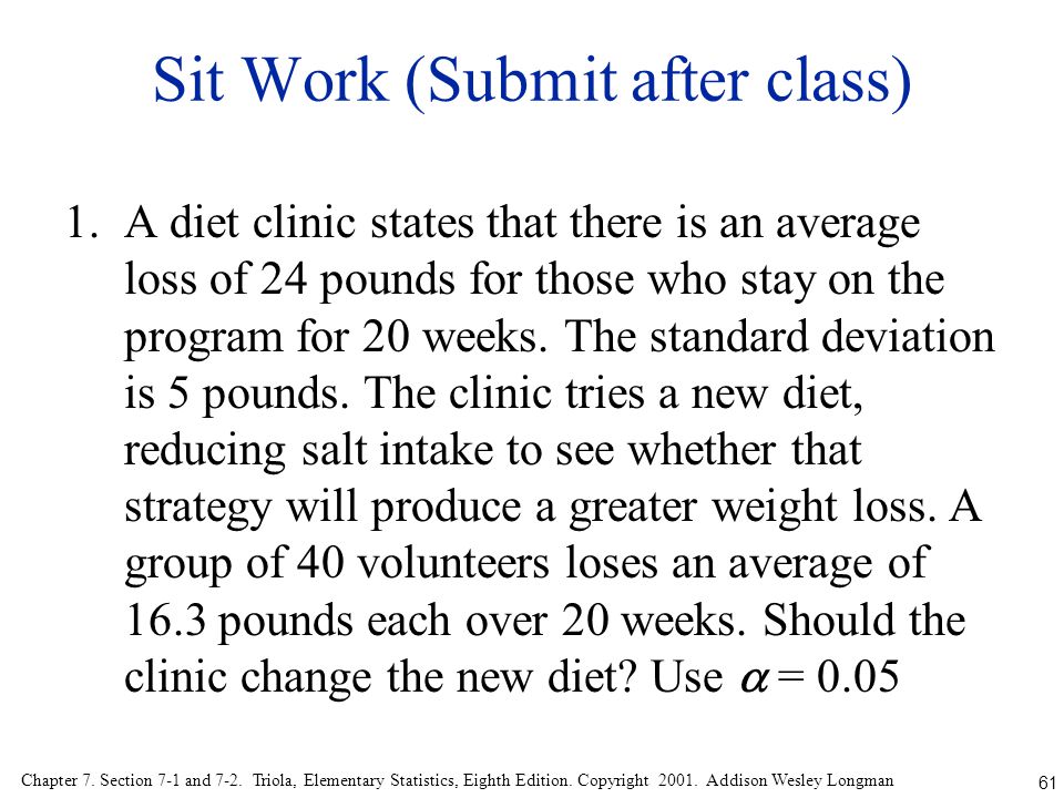 Sit Work (Submit after class)