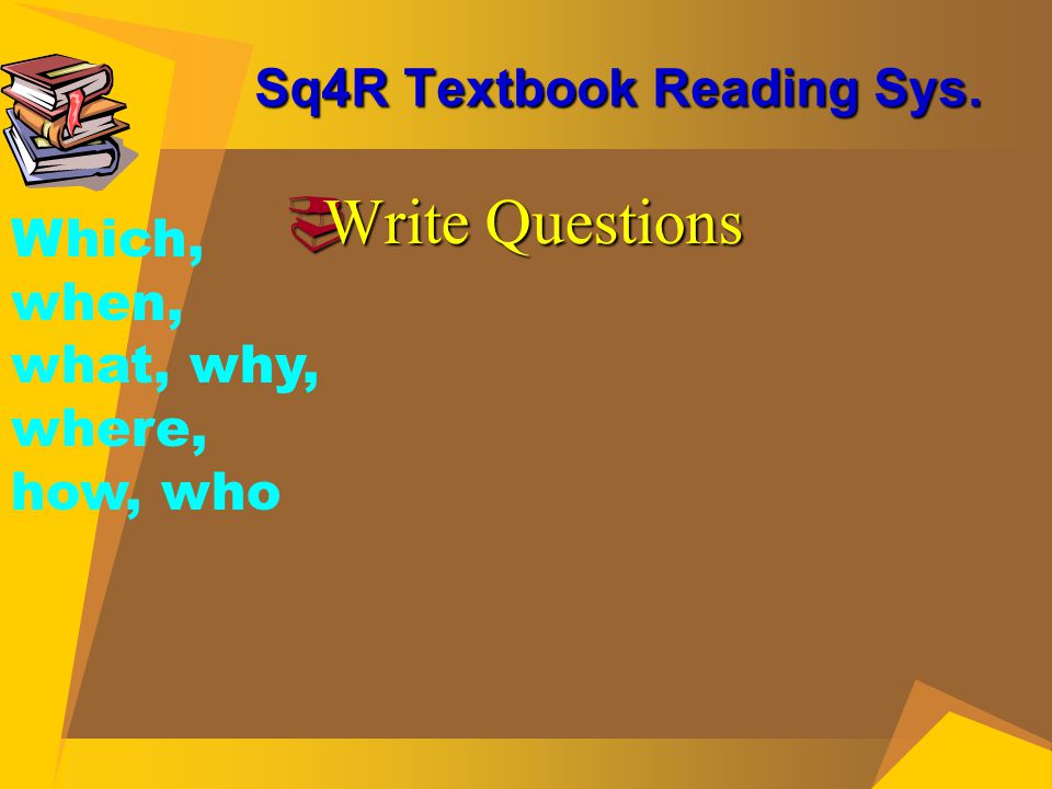 Sq4R Textbook Reading Sys.