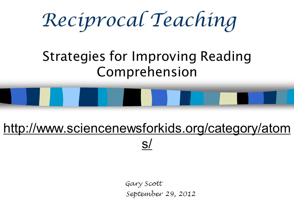 Strategies for Improving Reading Comprehension