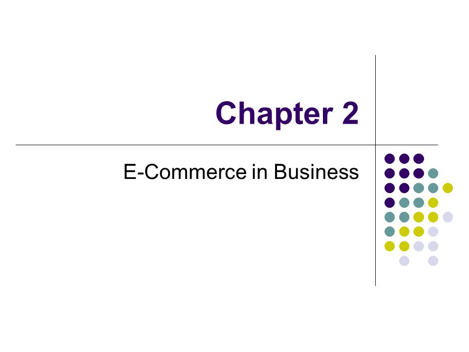 E-Commerce in Business