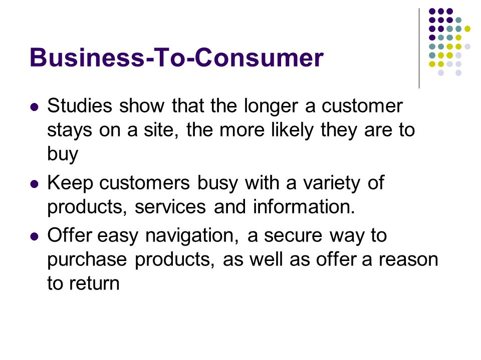 Business-To-Consumer