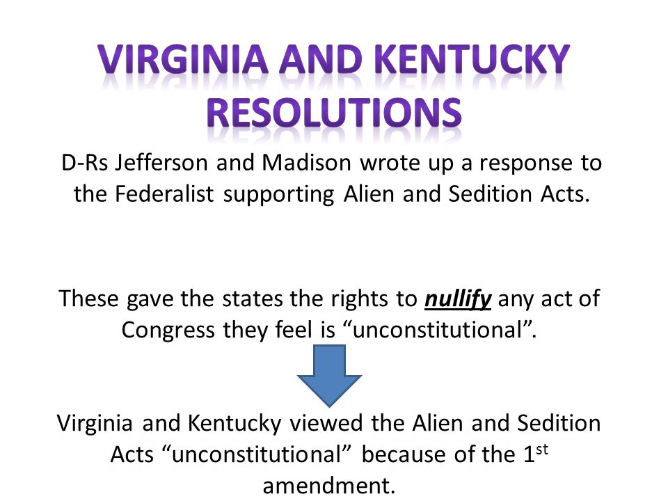 Virginia and Kentucky resolutions