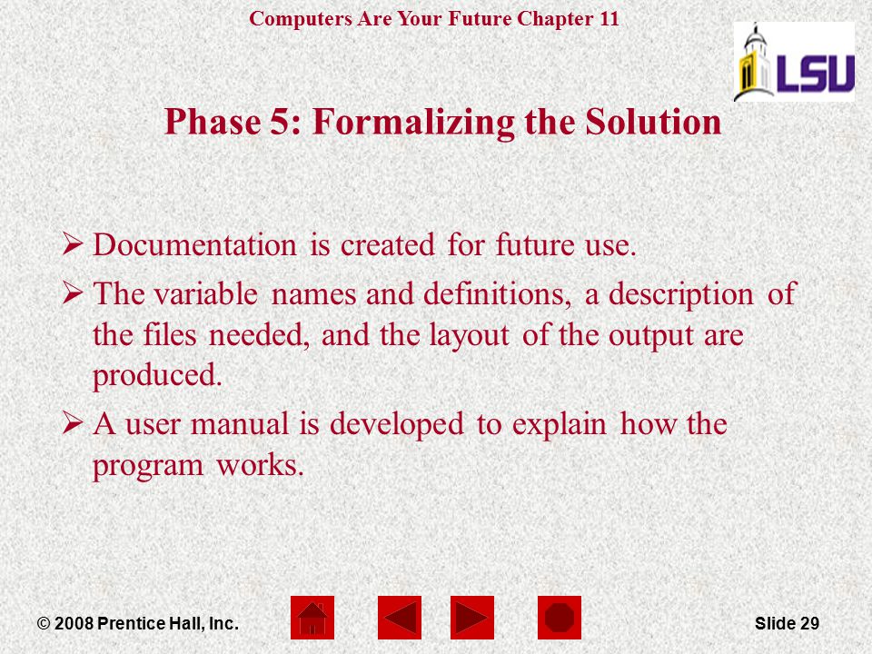 Phase 5: Formalizing the Solution