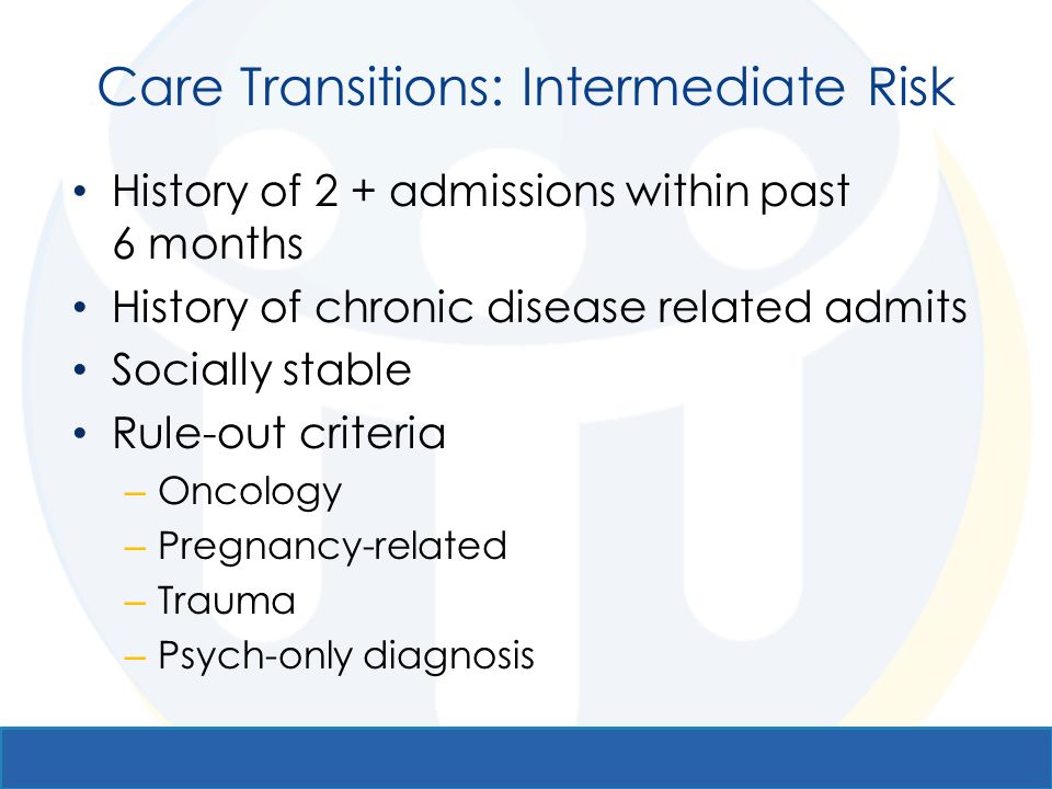 Care Transitions: Intermediate Risk