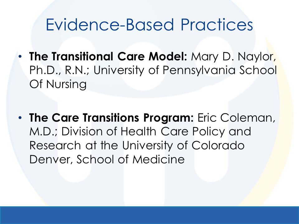 Evidence-Based Practices