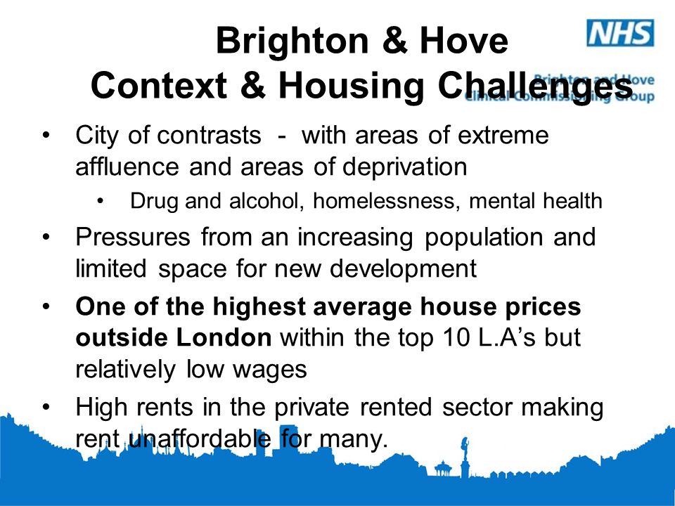 Brighton & Hove Context & Housing Challenges