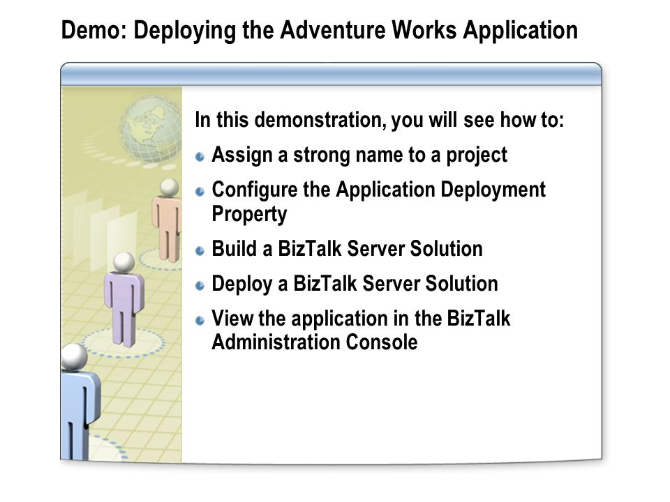 Demo: Deploying the Adventure Works Application