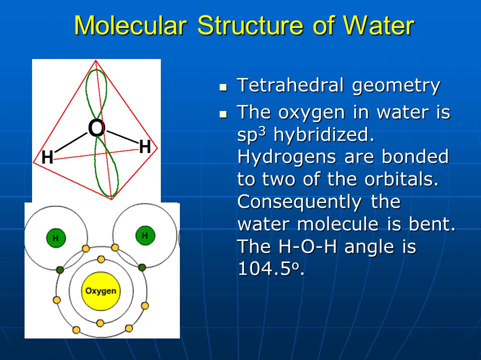 Molecular Structure of Water