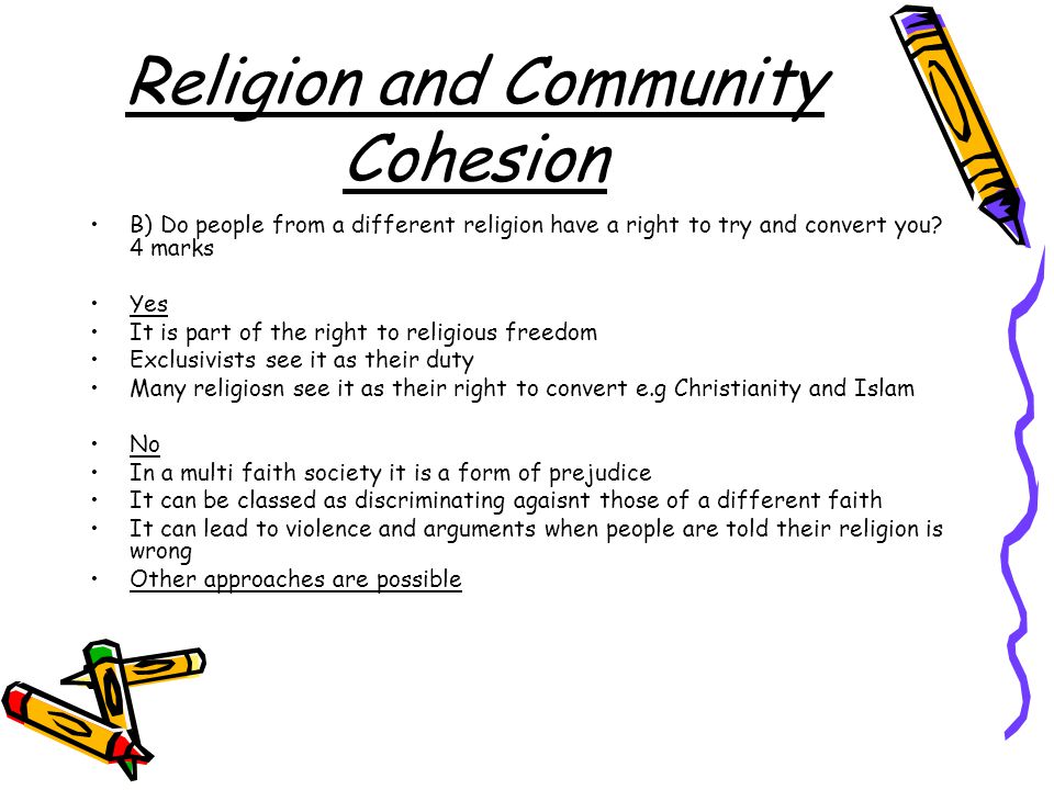 Religion and Community Cohesion