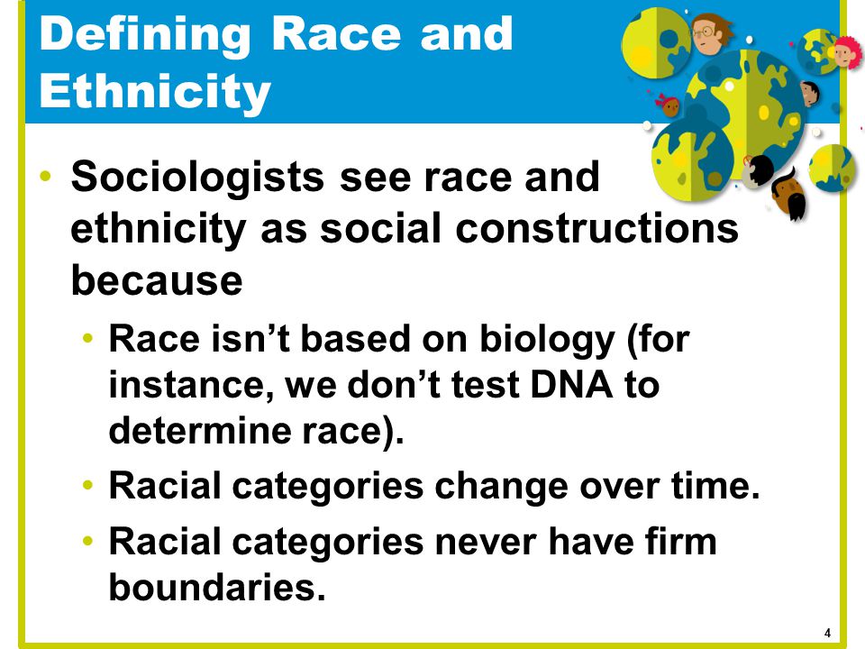 Defining Race and Ethnicity