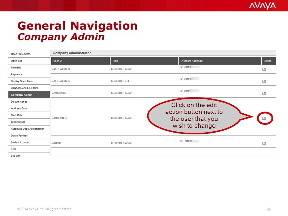 General Navigation Company Admin