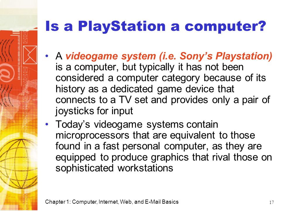 Is a PlayStation a computer