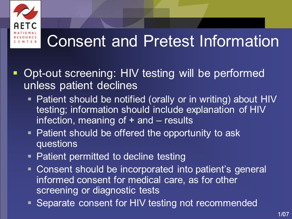 Consent and Pretest Information