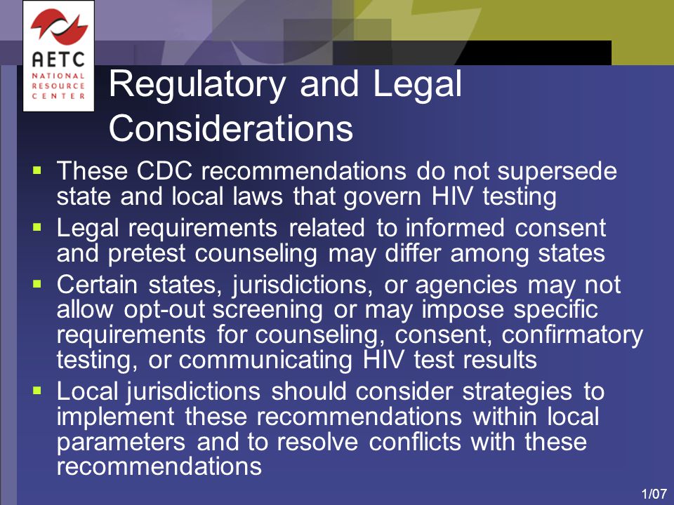 Regulatory and Legal Considerations