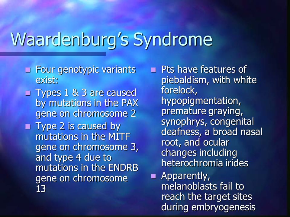 Waardenburg’s Syndrome