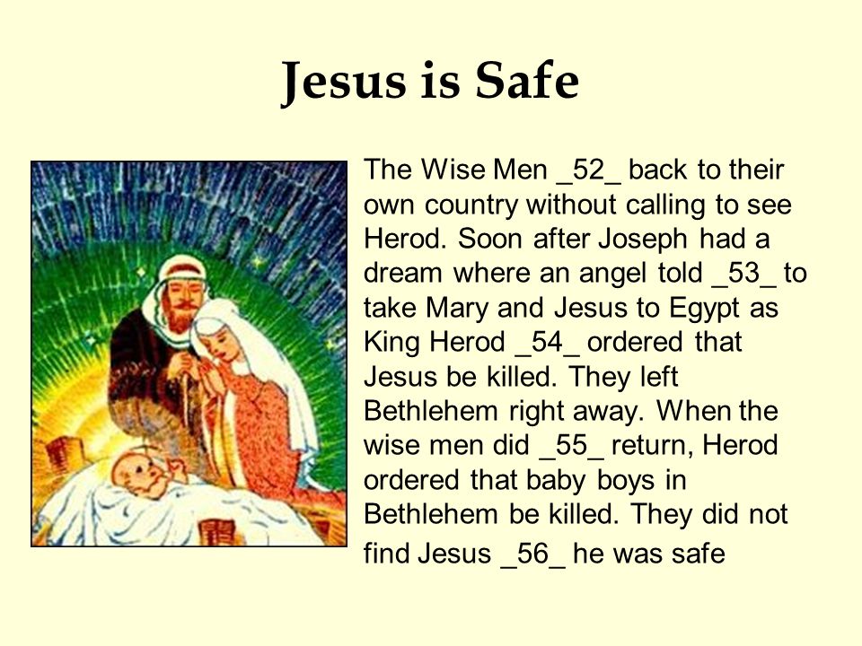 Jesus is Safe