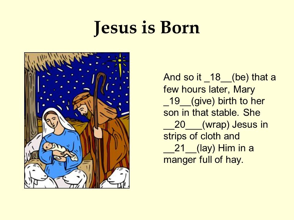Jesus is Born