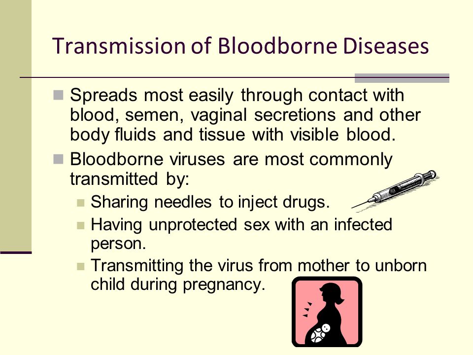 Transmission of Bloodborne Diseases
