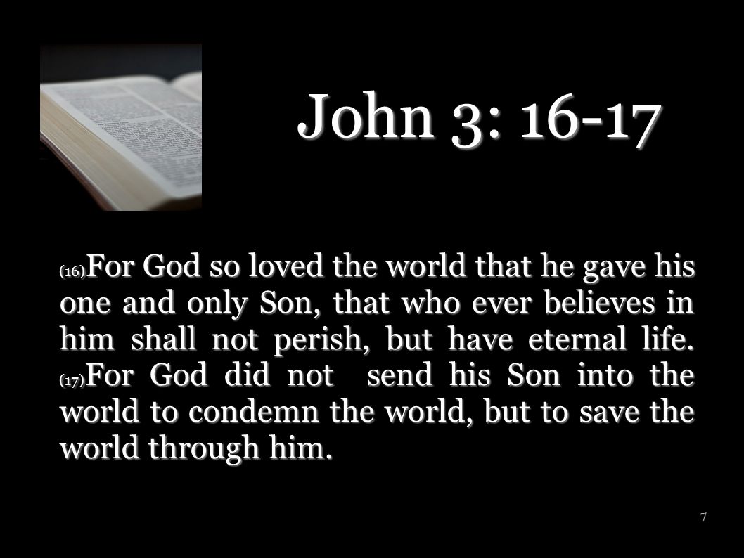 John 3: 16-17