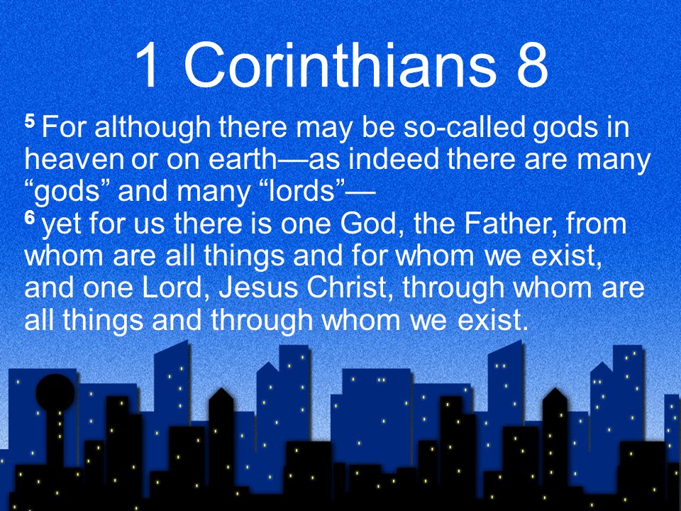 1 Corinthians 8