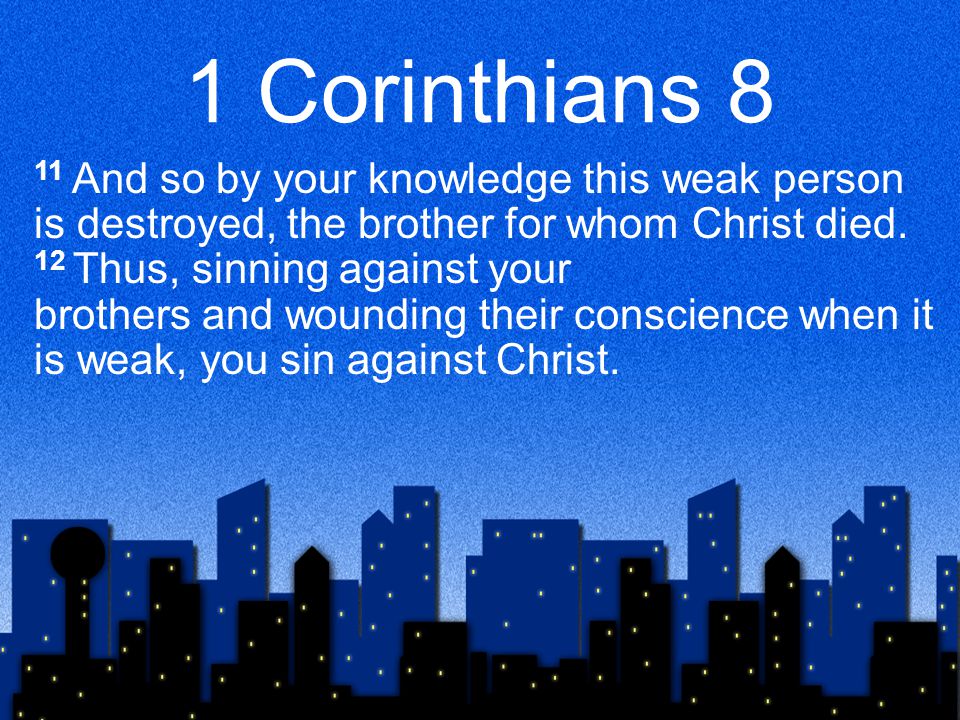1 Corinthians 8