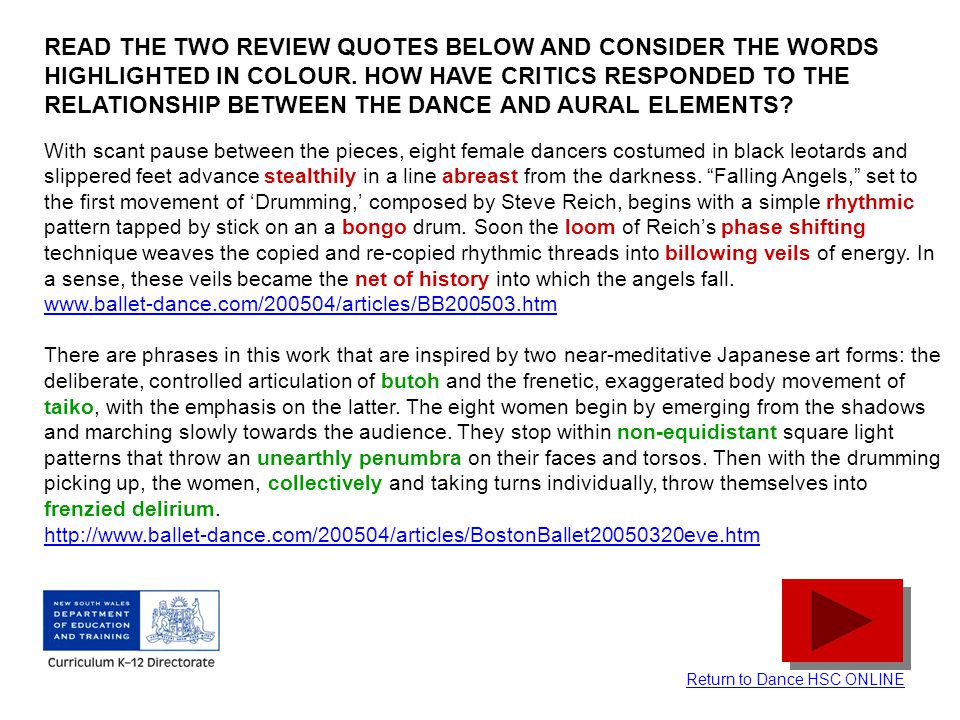 READ THE TWO REVIEW QUOTES BELOW AND CONSIDER THE WORDS