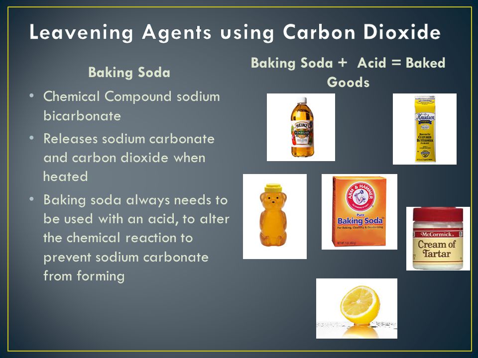 Leavening Agents using Carbon Dioxide