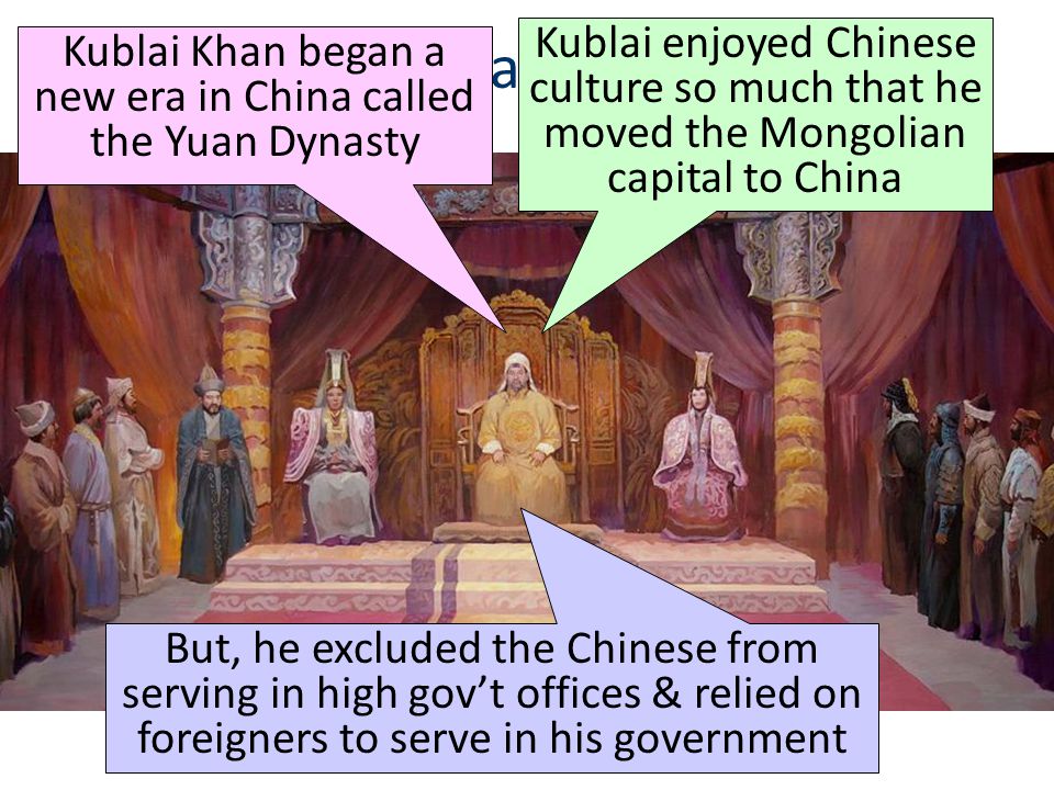 Kublai Khan began a new era in China called the Yuan Dynasty