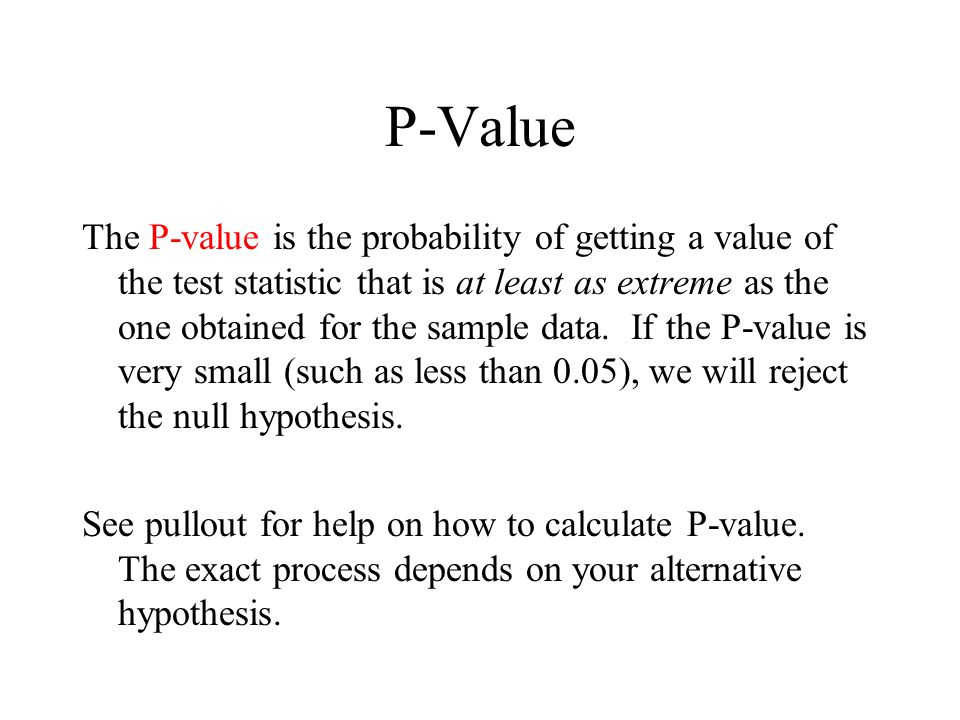 P-Value