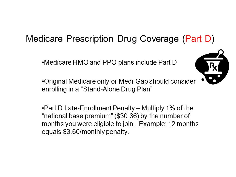 Medicare Prescription Drug Coverage (Part D)