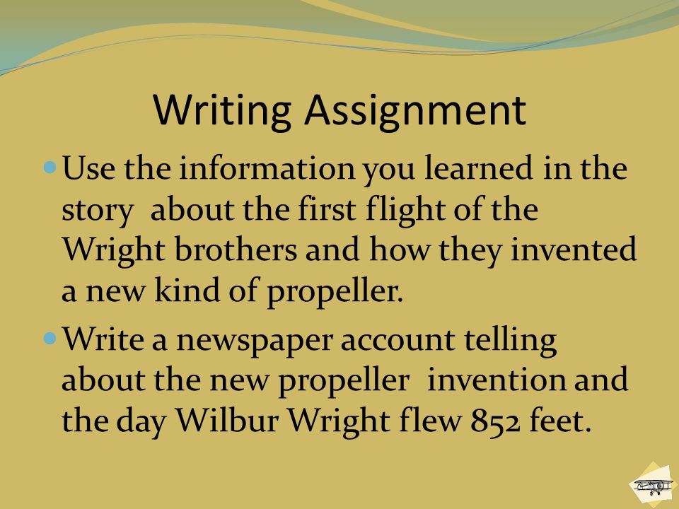 Writing Assignment