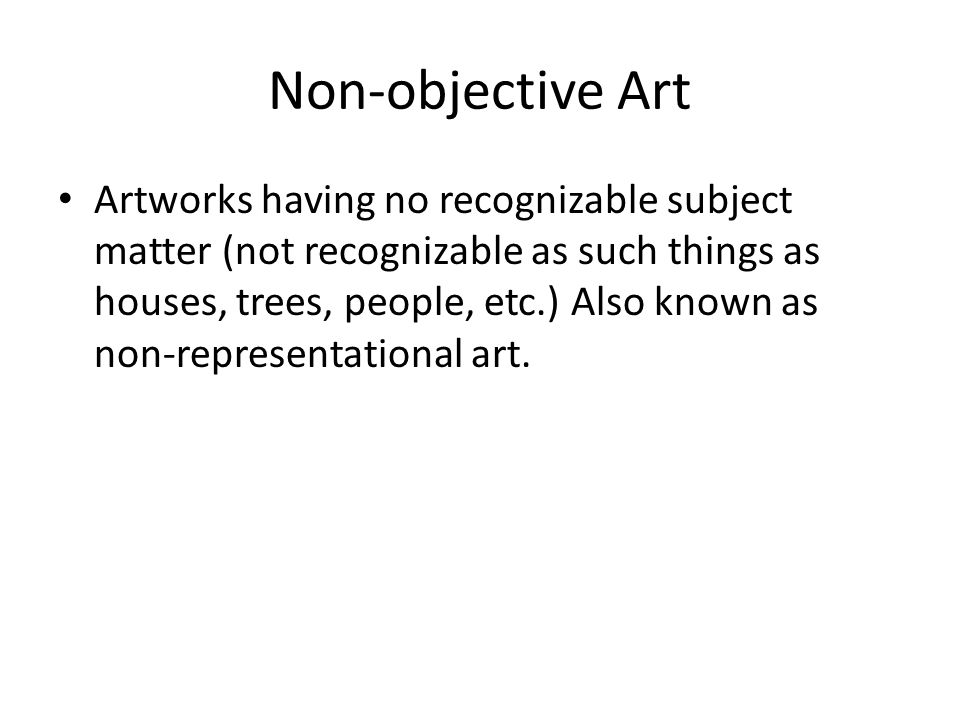 Non-objective Art