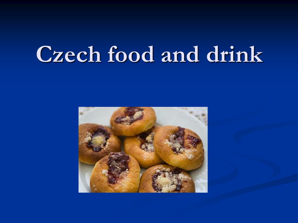 Czech food and drink