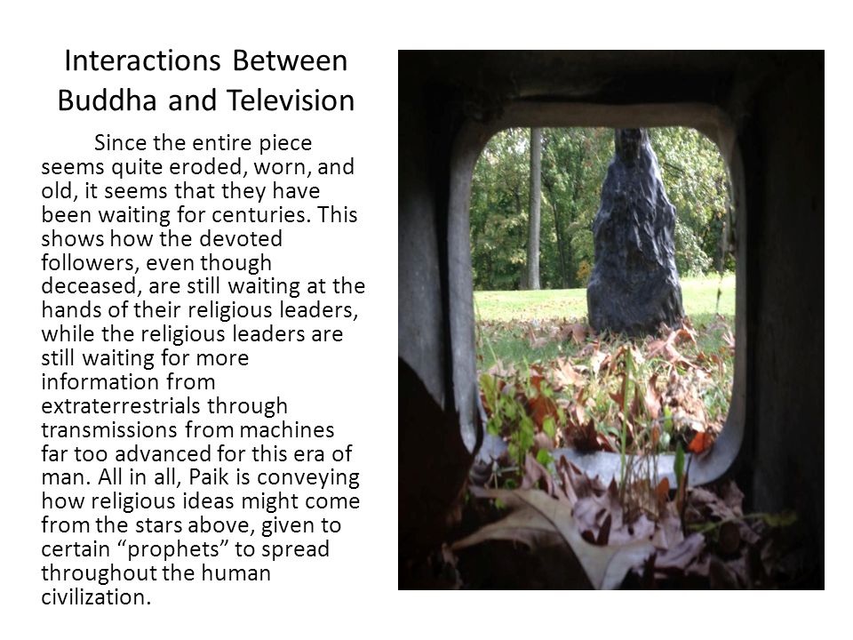 Interactions Between Buddha and Television