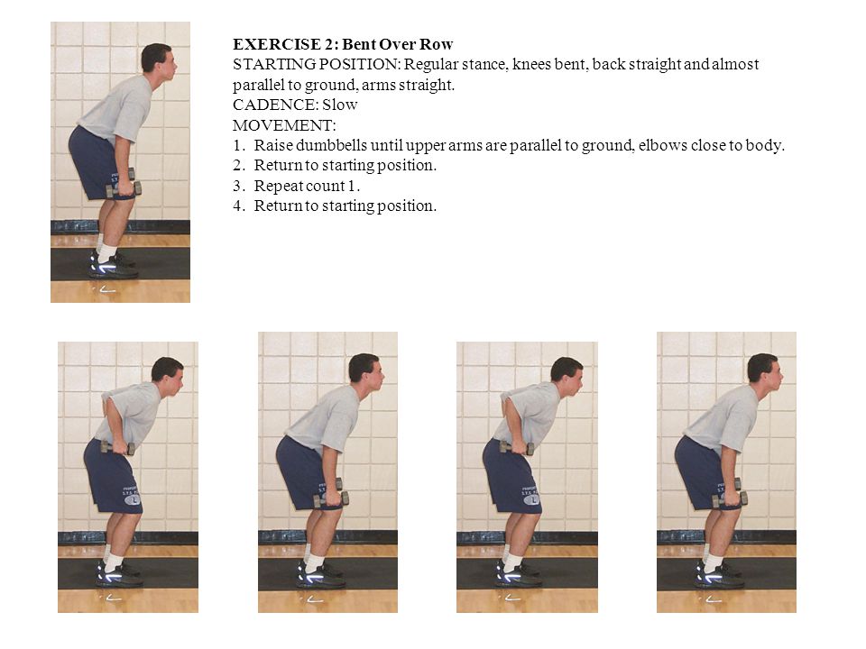 EXERCISE 2: Bent Over Row