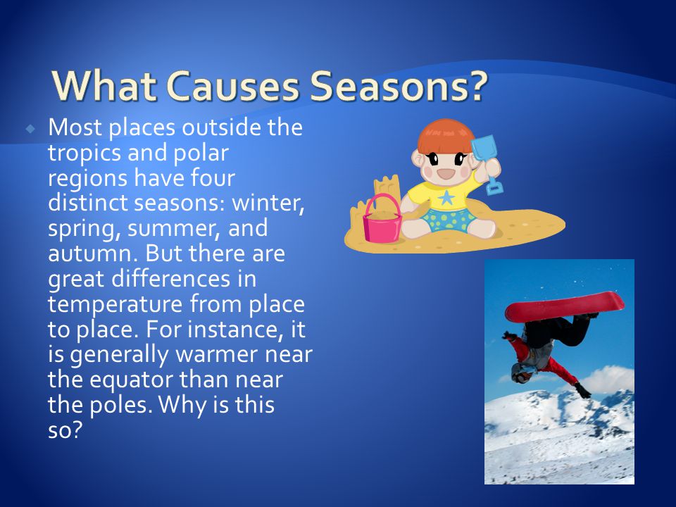 What Causes Seasons