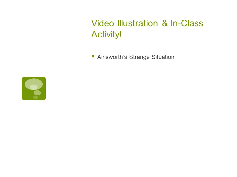 Video Illustration & In-Class Activity!