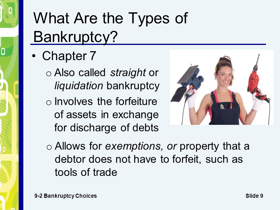 What Are the Types of Bankruptcy