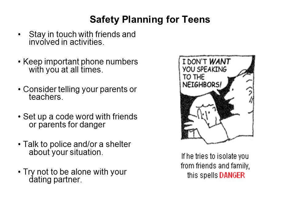 Safety Planning for Teens