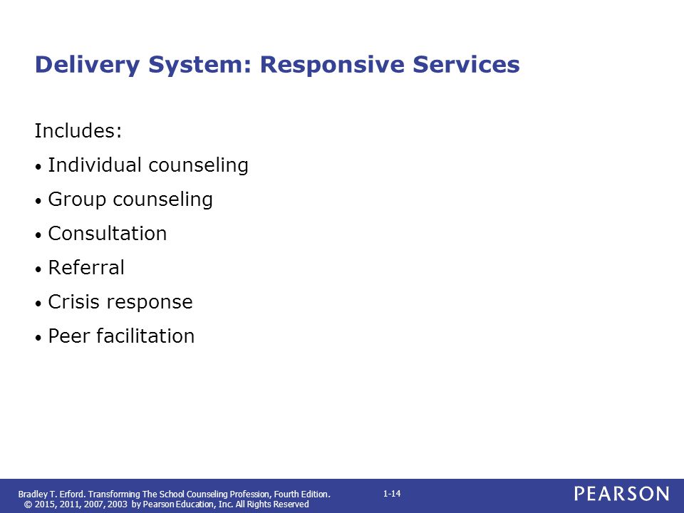 Delivery System: Responsive Services
