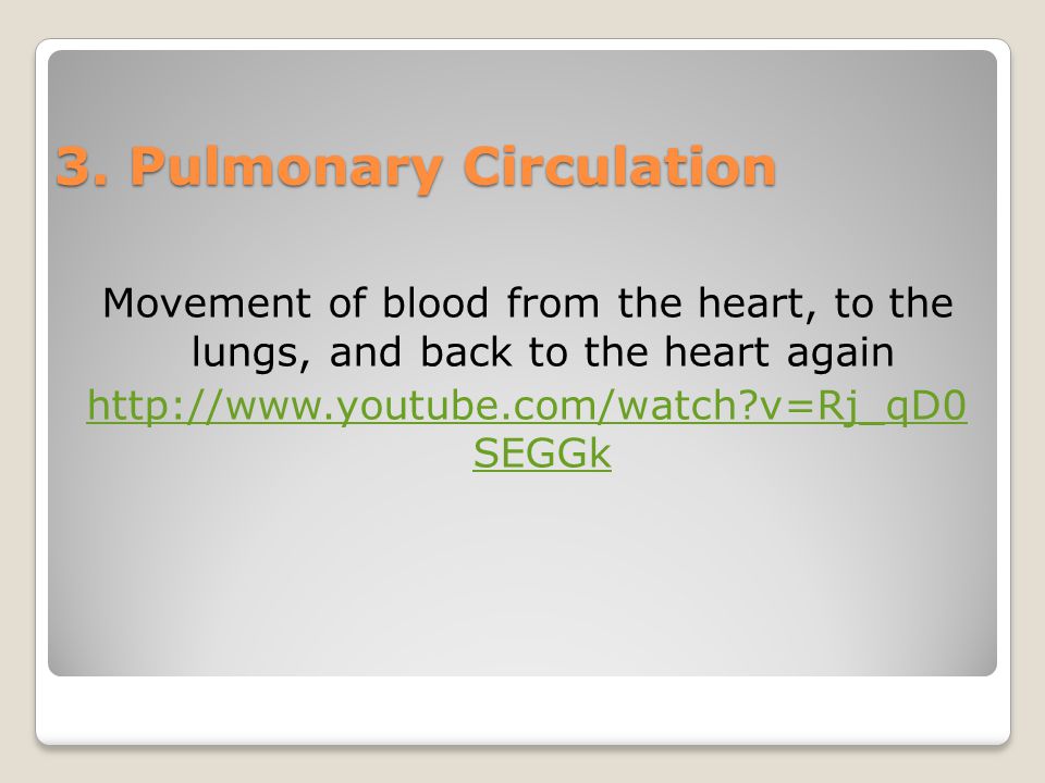 3. Pulmonary Circulation