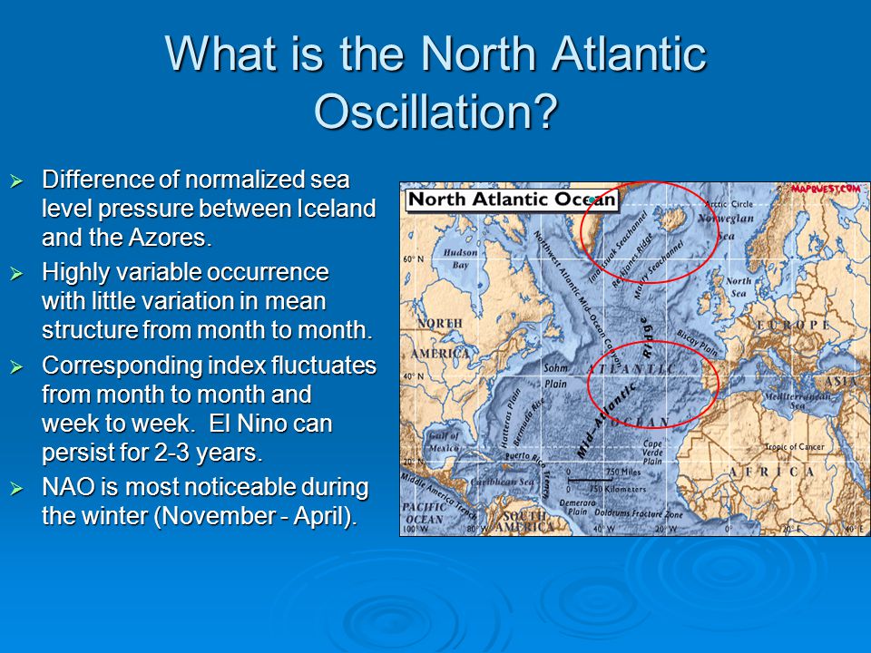 What is the North Atlantic Oscillation