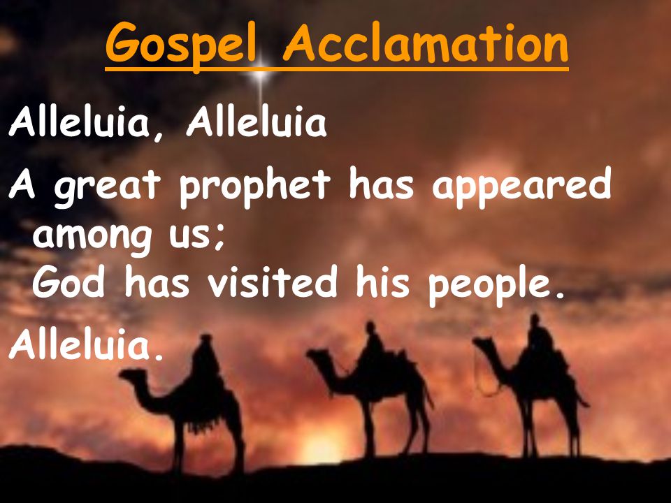 Gospel Acclamation Alleluia, Alleluia