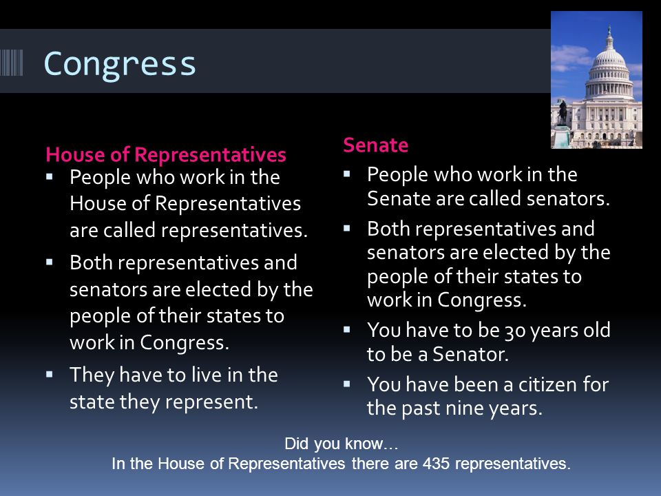 In the House of Representatives there are 435 representatives.