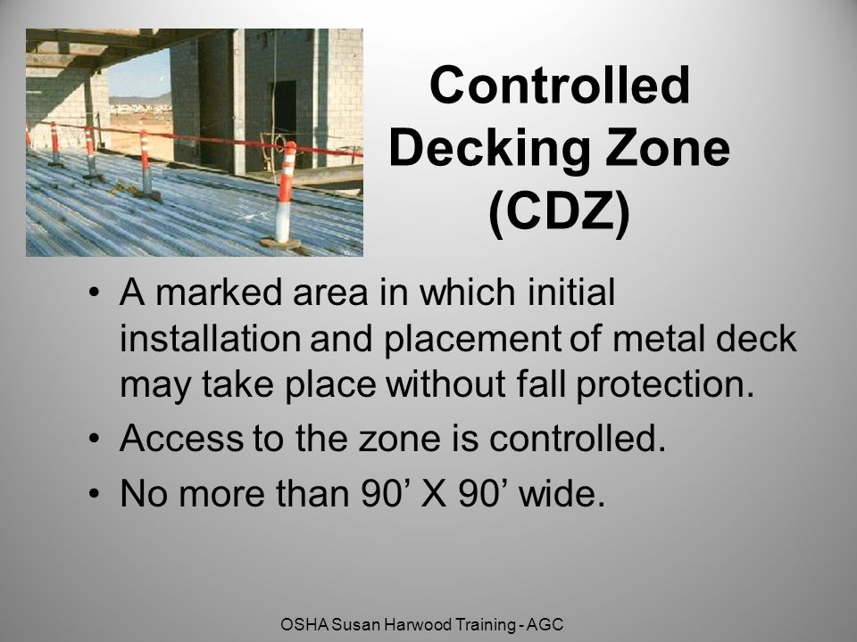 Controlled Decking Zone (CDZ)
