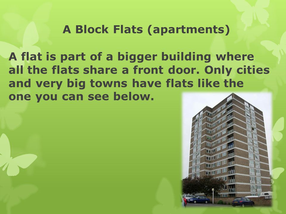 A Block Flats (apartments)