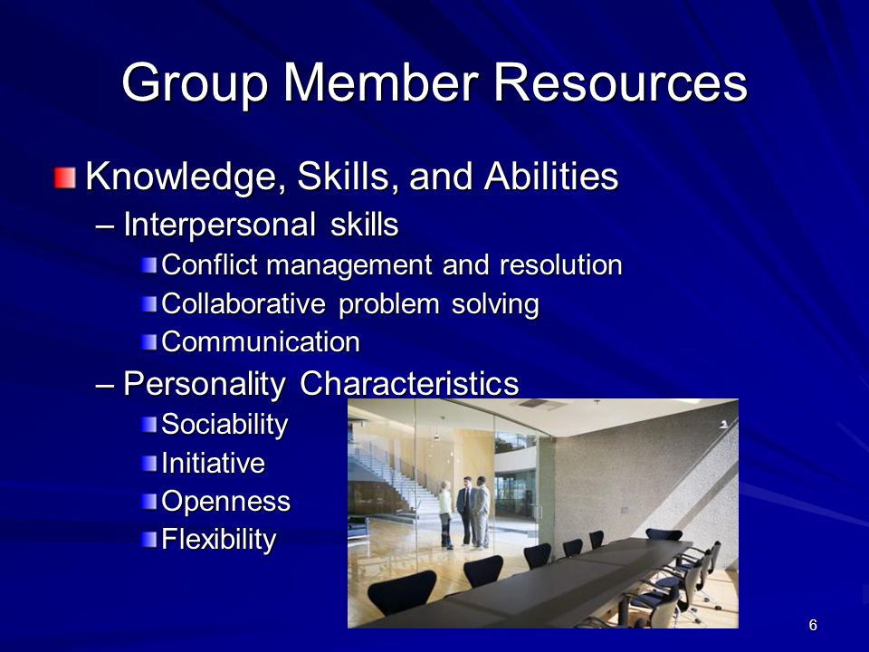 Group Member Resources