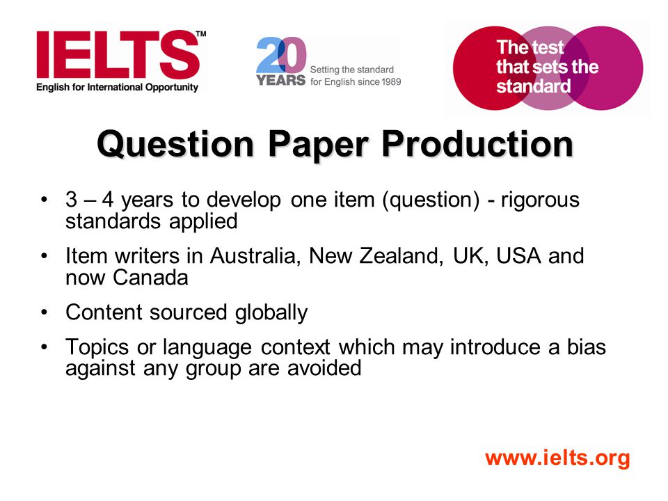 Question Paper Production