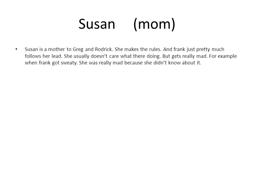 Susan (mom)